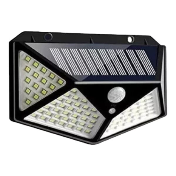 Luz Solar Con sensor de movimiento 100 led fría