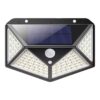 Luz Solar Con sensor de movimiento 100 led fría