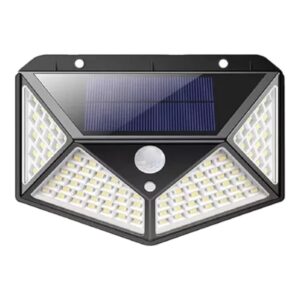Luz Solar Con sensor de movimiento 100 led fría