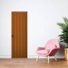 Puerta de PVC Plegable Marrón
