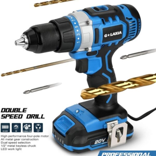 Taladro Atornillador 50Nm 20V (1 Bat-2Ah Y Cargador 2Ah)