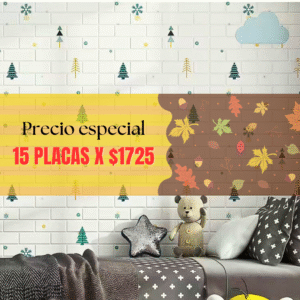 🧸 Pack Infantil x 15 Placas Autoadhesivas | Cobertura 8,1 m²