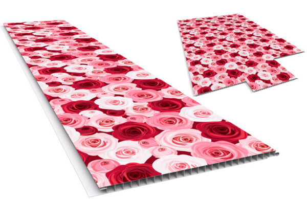 Tabla de PVC DISEÑOS REVID IMITACIÓN LISTRA/ FLORES 6MTS 10MM