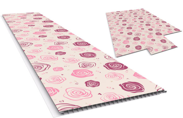 Tabla de PVC DISEÑOS REVID IMITACIÓN LISTRA/ FLORES 6MTS 10MM