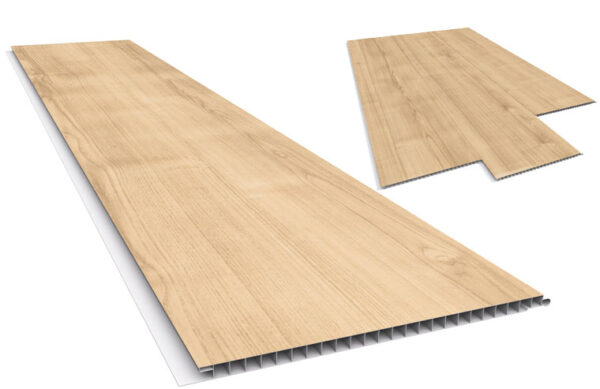 Tabla de PVC DISEÑOS REVID IMITACIÓN MADERA 10MM 6MTS