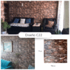 🧱 Pack x 20 Placas Autoadhesivas Imitación Piedra (70x77cm) – Cobertura Total: 10,8 m²