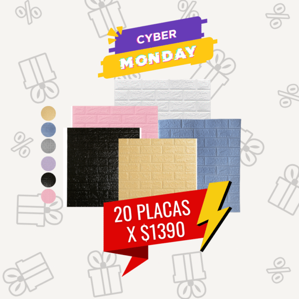 ¡¡OFERTA!! Pack por 20 placas Ladrillo 3mm