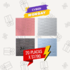 Autoadhesiva Prisma / Tejuela pack 20 placas