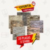 🧱 Pack x 20 Placas Autoadhesivas Imitación Piedra (70x77cm) – Cobertura Total: 10,8 m²