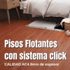Piso Flotante 8mm AC4 (Caja 2.33 m2)