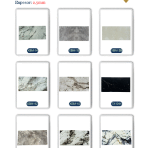 PACK 20 placas imitación mármol 60x30cm