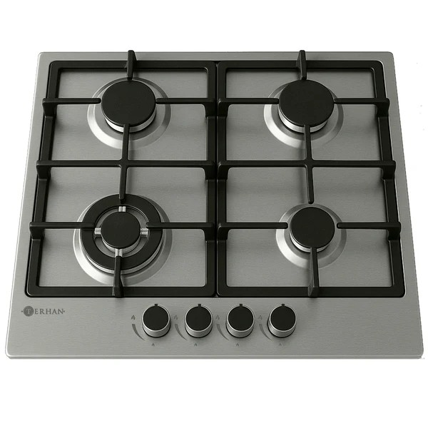 Anafe Acero Inoxidable a Gas Terhan 4 Hornallas