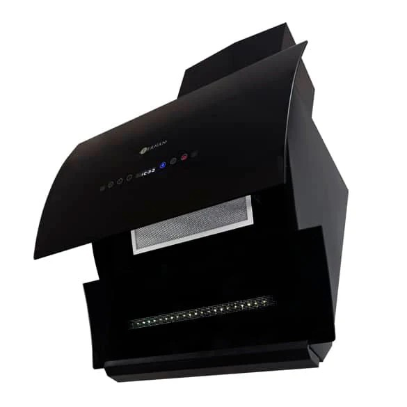 Campana Inclinada 60cm Vidrio Templado